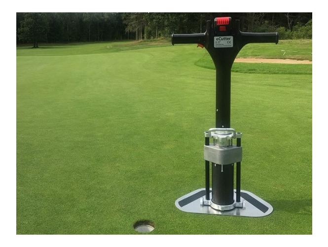 automatic golf cup cutter