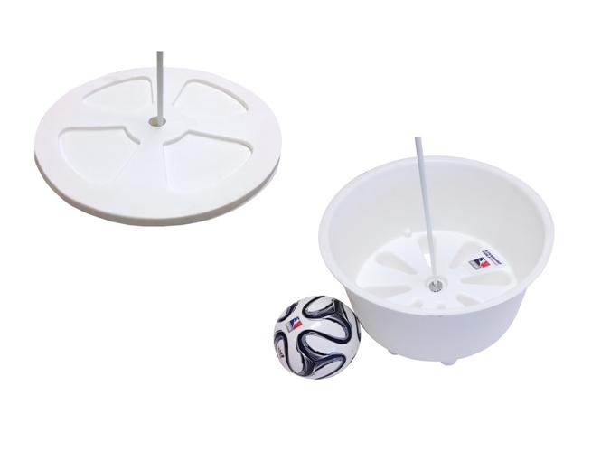 Footgolf cups + lids (set of 2) Standard Golf molded plastic (SG18822)