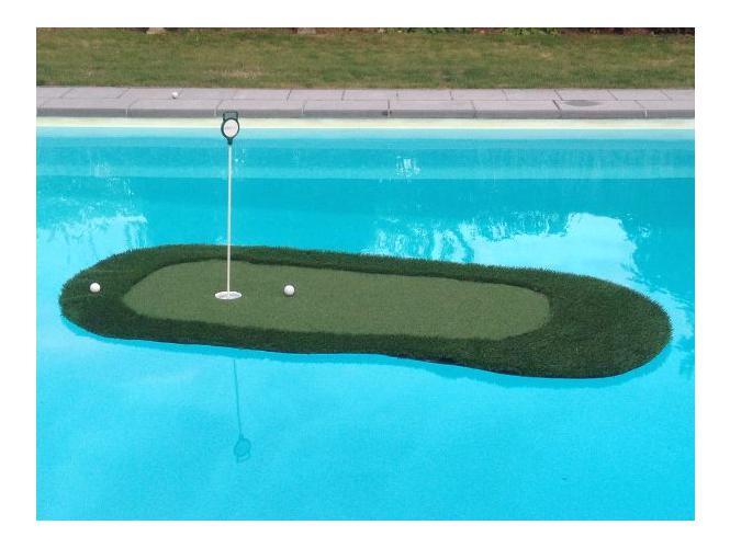 Floating practice target complete pool version (FLTS)