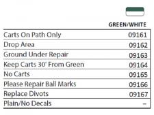 Decals fairway