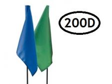 Tube-lock plain nylon flags (sets)