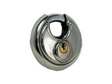 Discus padlock stainless steel &amp;lt;br&amp;gt;including 2 keys