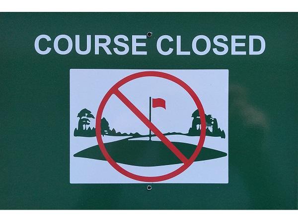 ROVER sign<br>COURSE CLOSED