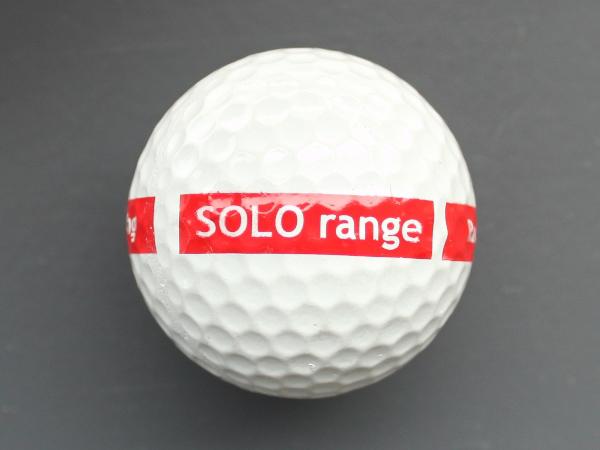SOLO range ball WHITE<br>standard print (300 pcs/crt)