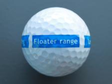 Floating range ball WHITE&amp;lt;br&amp;gt;standard print (300 pcs/carton)