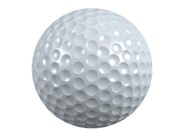DUO golf ball 2-piece White<br>plain (no print) - 300 pcs/carton
