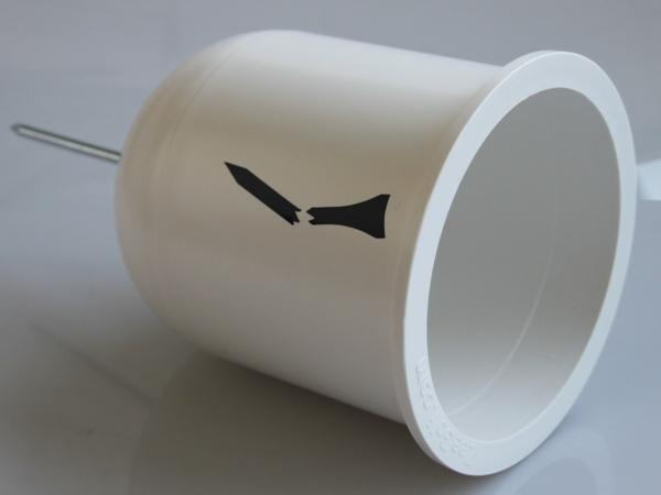 Broken tee caddie - White<br>ultra-flexible plastic