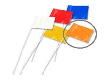 Marking flag - ORANGE<br>bundle of 100 pcs