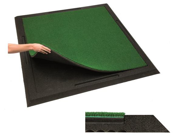 Rubber base frame "Classic" <br>for 150 x 150 cm turf mats