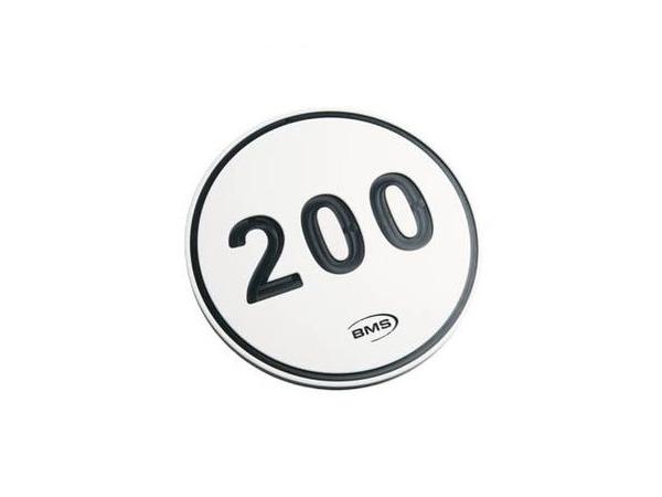 Fairway  20 cm Disc Marker<br>White/Black - 200 Distance Disc