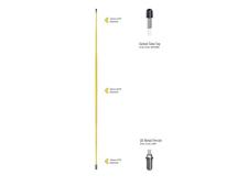 Javelin flagstick 220 cm&amp;lt;br&amp;gt;plain yellow