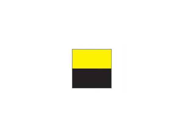 Premium straight flagstick 200 cm<br>yellow/black