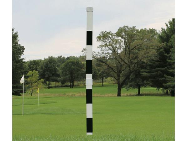 Range marking pole 204 cm<br>black-white