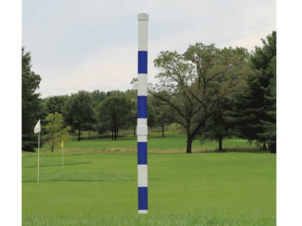 Range marking pole 204 cm<br>blue-white