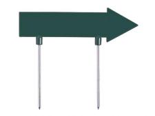 Direction arrow 28cm &amp;lt;br&amp;gt;Plain green