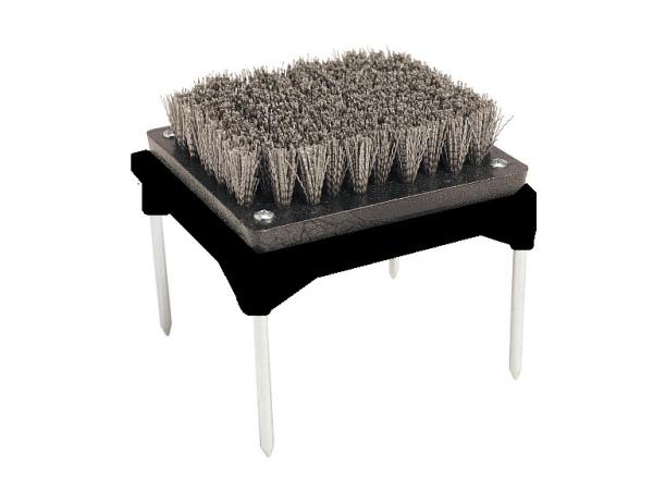 Spike kleener with brush (grey)<br>Black base (incl. spikes)