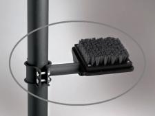 Vertical post mount w/brush (grey)&amp;lt;br&amp;gt;for cleaning alternative spikes