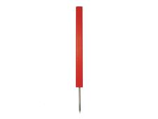 Premium haz/dist marker Red&amp;lt;br&amp;gt;61 cm Square w/spike (12 pcs)