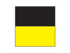 Junior tournament rod&amp;lt;br&amp;gt;Black/yellow (top Ø 1.3 cm) 