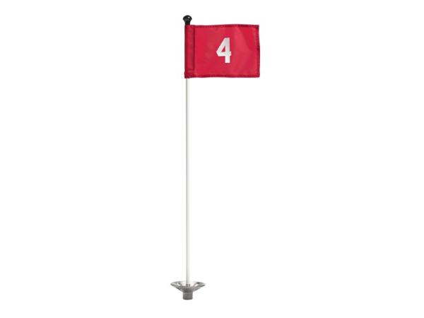 Pr. grn SINGLE UNIT No__ Ø1.3 cm<br>Red FLAG/white rod (specify no.)