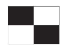 Checkered Pr.green flag Ã˜ 1.3cm&amp;lt;br&amp;gt;Black/white (1 pc)