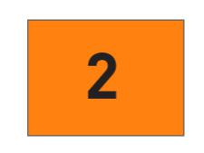 Nylon flags tube-lock No 10-18&amp;lt;br&amp;gt;Orange/black (set of 9 pcs)