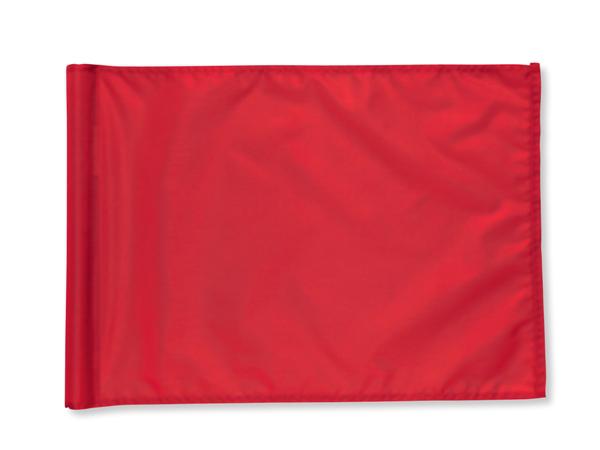 Plain nylon tube-lock flags<br>RED (set of 9 pcs)