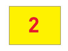 Nylon flags tube-lock No 10-18&amp;lt;br&amp;gt;Yellow/red (set of 9 pcs)