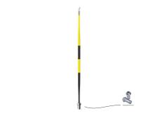 Tournament flagstick 229 cm&amp;lt;br&amp;gt;yellow with black stripes