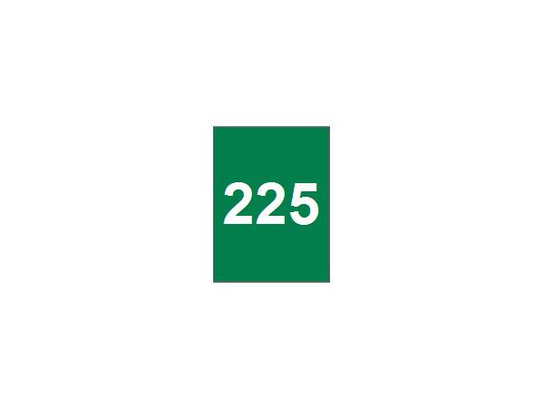Range banner 225 vertical<br>Green/white