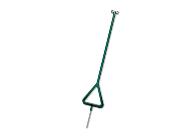 Eco-step rope&chain stake 81 cm<br>Green (12 pcs/carton)