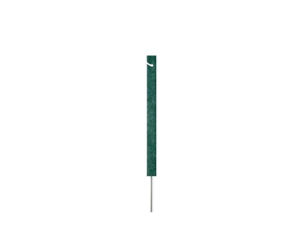 Recycled plastic rope stake 46 cm<br>Square - Green (12 pcs/carton)