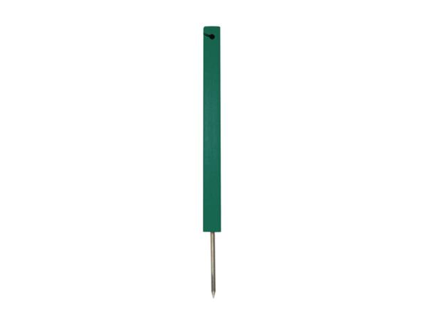 Rope stake premium 61 cm<br>Square - Green (12 pcs/carton)