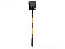 Square Point Shovel 122 cm&amp;lt;br&amp;gt;w/ yellow fiberglass handle