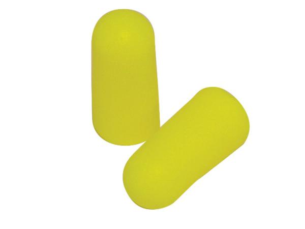 Soft foam Earplugs - Yellow<br>(box of 200 sets)