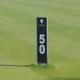 Impact distance logo sign<br>vertical including numbers