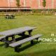 OSLO picnic table<br>recycled plastic 