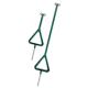 Eco-step rope&chain stake 38 cm<br>Green (12 pcs/carton)